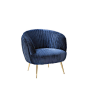 Kellit Blue Armchair - Shop Abhika online at Artemest