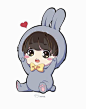 AHH adorable baby jungkookieee ugh is this what everybody thought while watching 21 century girls Halloween ver?? Because I wish it was what I thought of >< AGH ITS SO CUTEeee "buing buing ^^ ~~"