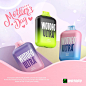 Photo by Wotofo on May 13, 2023. May be an image of hair product, bottle, card, water bottle, poster, auto part, flask and text that says 'Matteas Day WOTOFO ULTRA PINA COLADA ××ª WOTOFO ULTRA* GRAPE APPLE WOTOFO ULTRA PURPLE RAZZICE RAZZ Everyone's birth
