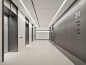 GRC office lobby 国润城F1写字楼大堂