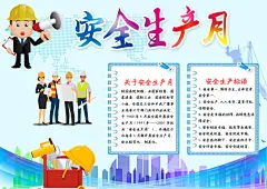 安全生产月手抄报小报