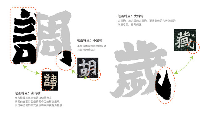 方正字迹-黄陵野鹤行魏-黄陵野鹤第四款字...
