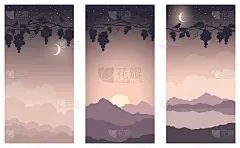 风景——夕阳下的一串串葡萄。