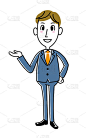 Young Businessmen - Gesture of guidance