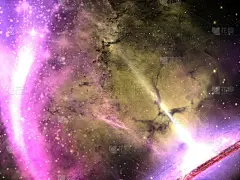 行星和星系，科幻小说的壁纸。