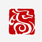 红色龙形印章高清素材 中国风 印章 古典 古风 海报设计 肖形龙 龙 龙印章 龙纹 元素 免抠png 设计图片 免费下载
