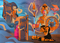 odyssey greek mythology book illustration vector Adventure Stories ancient greece classic literature mythological art