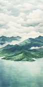 山海 插画