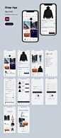 服饰电商购物APP购物时尚服饰电商UI设计app ui界面设计