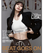#Lisa日本Vogue封面# Lisa 登上《Vogue Japan》6月刊封面，酷酷的烟熏妆+黑长发，美又飒~#Lisa长发造型# ​​​​