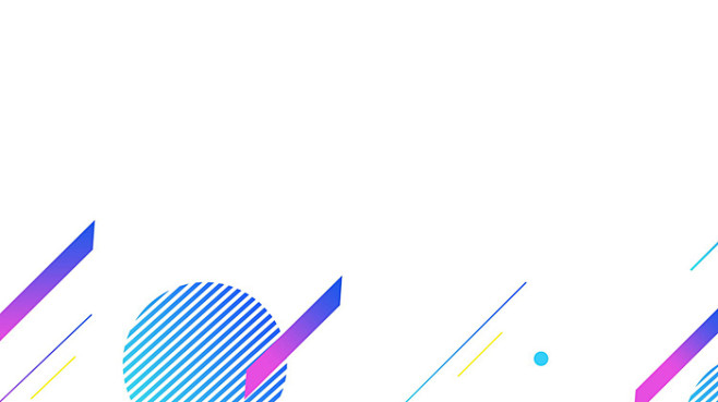 2张彩色时尚斜线多边形ppt背景图片