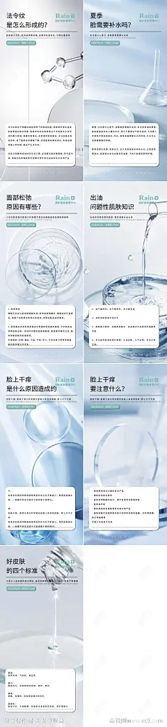 医美科普知识系列海报-源文件下载