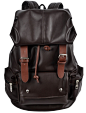 Amazon.com: Hynes Eagle Unisex's Synthetic Soft Leather School Backpack Cool Travel Bags Brown: Clothing