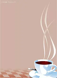 矢量咖啡餐饮美食海报背景图|海报|海报模板|海报设计|咖啡杯矢量图|矢量海报背景图|矢量海报设计模板|矢量模板|矢量设计稿|矢量宣传海报模板|一杯咖啡