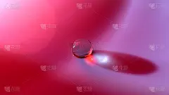 球与光反射在彩色舒缓的背景