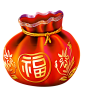 png春节元宵年货节灯笼炮竹剪纸红色拜年中国结元素 福袋<br/><a class="text-meta meta-mention" href="/xiaoshizi/">@灬小狮子灬</a>