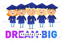 梦想大，毕业横幅设计