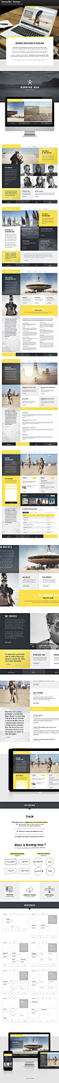 Burning Man - Redesign on Behance