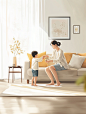 ls7623_A_young_Chinese_mother_is_sitting_on_the_sofa_holding_he_43c69164-d9ec-4ccf-b9d5-29d937e81512