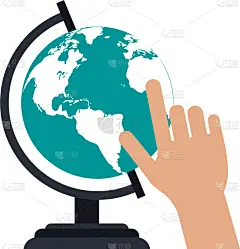 地球形,举起手,非都市风光,国内著名景点,概念,科学,图像,指着,旅行,教育