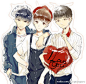 CARTOON TFBOYS_噜噜噜lu图片专辑-堆糖