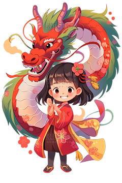 小鱼lynette采集到潮国创意chaopx-AI龙年形象
