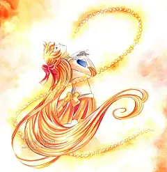 Scarlett Aimpyh 同人水彩插画欣赏《美少女战士水手月亮》 水手月亮 水彩 日本漫画 日本动漫 手绘 同人插画 个性插画 