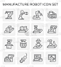 制造机器人图标