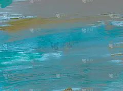 抽象的背景与水彩画的灰色，芥末绿色和蓝绿色