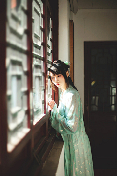 拾敬斋人采集到汉服/古装/禅服人像