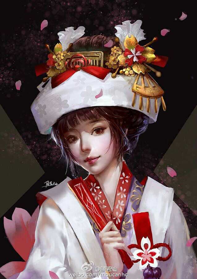 来自分享  樱花妖  厚涂   阴阳师