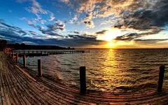 HDR日出日落风景壁纸桌面壁纸1