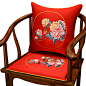 中式红木沙发坐垫圈椅座垫太师椅官帽椅餐椅垫子椅子防滑家用椅垫