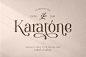 Karatone衬线时尚logo设计英文字体下载-topimage