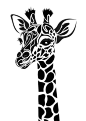 Tribal Giraffe by Dessins-Fantastiques.deviantart.com on @DeviantArt: 