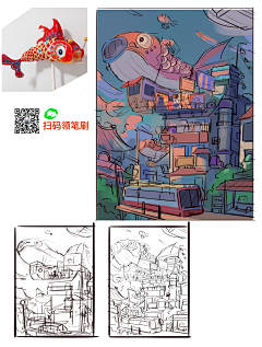 苏木、采集到插画手绘
