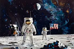 在NASA的大佬画师，想象力爆炸的太空科幻艺术家 | 设计师推荐_美国