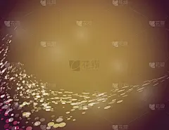 星光闪烁假日背景散景效果。