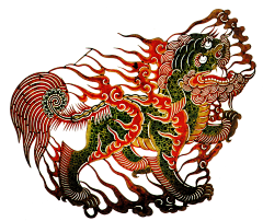 插花牛粪采集到皮影