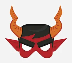 卡通手绘牛面具高清素材 平面电商 创意素材 png素材