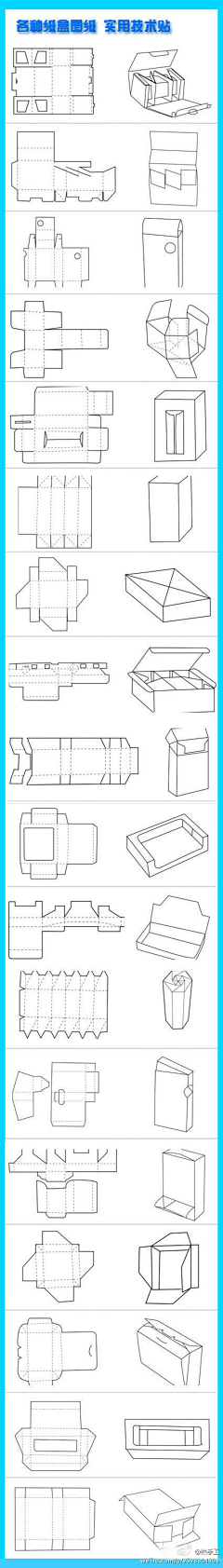 双子木呀采集到纸盒包装