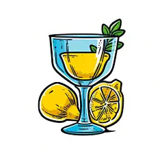 柠檬饮品素材图AI图