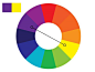 互补色
互补色是指色轮上那些呈180°角的颜色。比如蓝色和橙色、红色和绿色、黄色和紫色等。互补色有非常强烈的对比度，在颜色饱和度很高的情况下，可以创建很多十分震撼的视觉效果。