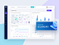 AI-Powered Analytics Platform ux ui interface design platform big data dashboard charts analytics