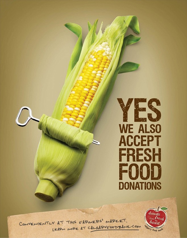 卡尔加里粮食银行-公益平面广告封面大图