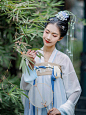 汉尚华莲鱼幼微原创传统汉服女装唐制刺绣高腰齐胸襦裙日常春夏装-tmall.com天猫