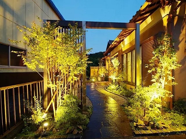 入户景观,庭院,庭院景观,草坪灯,廊架