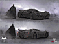 Batman & Bruce Wayne concepts , Michael Broussard : Bat mobile and Character concepts for Batman a Telltale series!