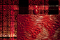 紅、黑、神秘、引人入勝，恭候客人的是以「旭日東昇」為題的中式雕塑漆器前台，朝氣蓬勃的氣象.澳门-“红伶(China Rouge)”会所（陈幼坚） - 会所娱乐 - 马蹄网|MT-BBS