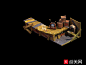 【新提醒】古代酒吧吧台卡通场景3d模型下载-场景模型区 (cg009) 游美网